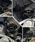 675 Series Motorcycle Brake Fluid Reservoir Cap And Front Master Cylinder Cover Anti Leak CNC Aluminum Black Finish Fits 675SS 675SR-R 675SR 675SRR 675NK