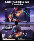 Image showing Wireless HDMI Transmitter And Receiver Set 4K Decode And 1080p At 60Hz Output True No-Fuss Plug And Play In Seconds