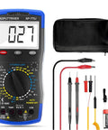 Garage Ready Automotive Engine Analyzer Multimeter With NCV, Manual Ranging, Backlit Display, and Accessories