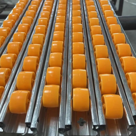 Yellow Sealed Ball Bearing Gate Guide Roller For Light Duty Woodworking Outfeed Conveyor 50Cm Built Tough Galvanized Steel Table Saw Stand Rollers That Glide Smooth As Silk