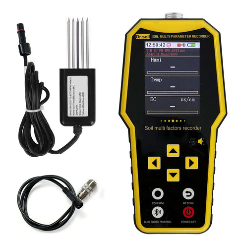 7 In 1 Handheld Soil Tester Kit With NPK And pH, Temperature, Moisture, And Conductivity EC Meter For Agriculture, Petrochemical