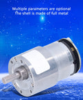12V DC Gear Motor With Encoder Micro Geared Motor For Forward And Reverse Motion 20 RPM Low Voltage Drive High Torque