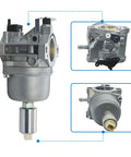 Front and side views of Carburetor Replacement Kit For Craftsman 42 Inch Riding Mower Lawn Tractor 14.5 To 21 HP Engine.