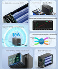 Features of Pro Grade Capacitor Spot Welding Machine 29.2 kW for lithium battery assembly and jewelry repair displayed