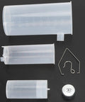 Plastic Beaker Overflow Cup For Physics Experiments And Classroom Demonstrations, Easy To Use Hands On Lab Tool For Middle School Science.