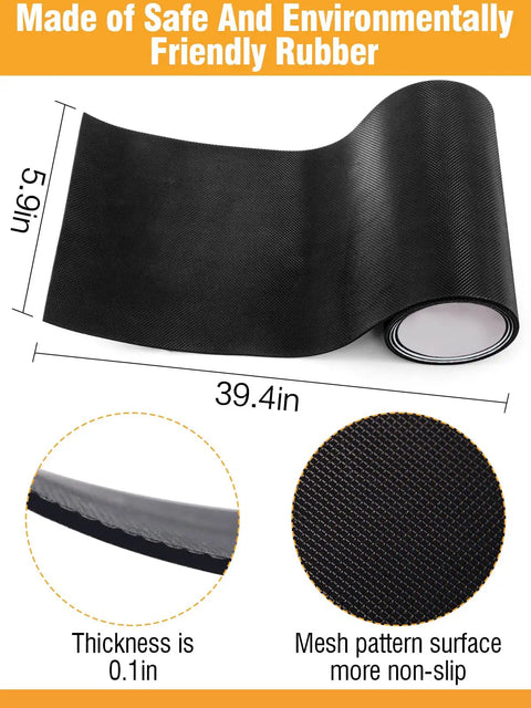 Oversized Non Slip Furniture Pads For Hardwood Floors 39.4 By 5.9 Inches Cuttable Self Adhesive Peel And Stick Floor Protectors