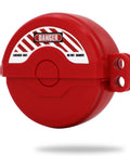 Heavy Duty Gate Valve Lockout For 1 To 2.5 Inch Valves Red Lockout Tagout Lock With Impact Resistant Water Faucet And Tank Lock