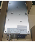 Built Tough Din Rail Switching Power Supply 1500 Watts 5 Volts DC for Industrial Automation view from top with output details.