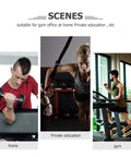 People exercising at home, private education, and gym suitable for Heavy Duty Weightlifting Waist Belt With Thickened Metal Chain.