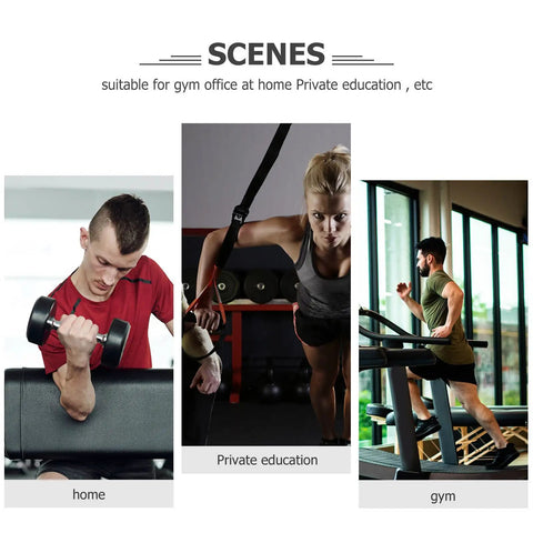 People exercising at home, private education, and gym suitable for Heavy Duty Weightlifting Waist Belt With Thickened Metal Chain.