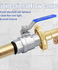 Beefy Full Port 1 Inch Stainless Steel Ball Valve With Long Handle MNPT To FNPT Heavy Duty Shut Off For Water Oil And Gas 304