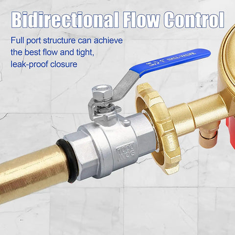 Beefy Full Port 1 Inch Stainless Steel Ball Valve With Long Handle MNPT To FNPT Heavy Duty Shut Off For Water Oil And Gas 304