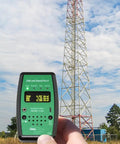 Dope RF Meter Analyzer For Radio Frequency Range 200 MHz To 8 GHz With True Response Detection 400 MHz To 7.2 GHz Calibrated And QC Inspected Includes Sound Signature Analysis For Source ID Three Volume Levels Sound On Off Low EMF held near radio tower