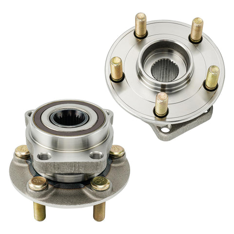 Two Pack Front Wheel Hub Assembly For Subaru Forester 2014 2018 Crosstrek 2016 2021 Impreza 2014 2019 XV Crosstrek 5 Lug Hub 513413