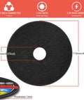 Cut Off Wheels 50 Pack 4 1/2 Inch Cutting Discs For Angle Grinder Metal And Stainless Steel Thin 0.04 Inch Thick With 7/8 Inch Arbor