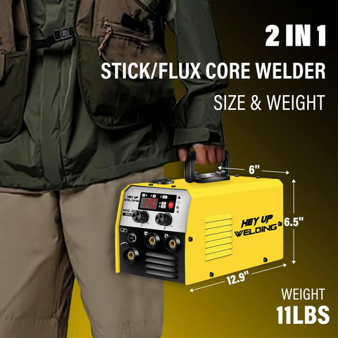 Versatile 140 Amp Mig Welder 2 In 1 Stick And Flux Core Arc Welder With Flux Cored Wire Dual Voltage 110V 220V Portable Weld Machine