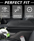 Dodge Ram Center Console Armrest Cover For 2019 To 2026 Ram 1500 2500 3500 Bucket Seat Only Vegan Leather