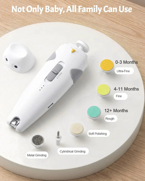 All-In-One Baby Care Kit With 26 Tools Including Electric Nail Trimmer Safe File With Auto Light Portable Nursery Health