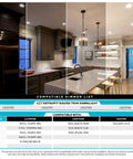 Modern kitchen with 4 Inch LED Recessed Can Lights Kit, 10W (60W Equivalent), Color Temperature Switchable 2700K 3000K 3500K 4000K 5000K