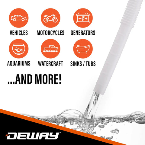 Battery Powered Stick Transfer Pump With Aa Batteries And 39 Inch Hose Flows Gas Or Diesel Smoothly At 2 6 GPM with water and hose.