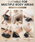 16 Head Percussion Massage Gun Deep Tissue Back Massager With 3 Modes And 30 Intensity Levels For Full Body Recovery in use