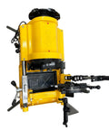 Heavy Duty Electric Pipe Threader Machine With Npt And Bspt Dies For Half To Four Inch Pipe 750 Watt 220v Motor top view showing threading components.