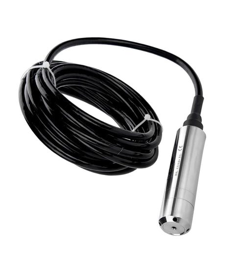 Liquid Level Sensor Throw-In Type With Stainless Steel Probe And Cable No Fuss 4-20mA Output Anti Bending Anti Blocking Durable