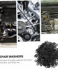 Spring Steel Wave Washer Set 500 Pack Compression Type With Three Wave Design For Solid Load Distribution In Electrical Automotive And Industrial Applications Pre Tempered Flat Wire Uniform Diameters High Elasticity And Anti Loosening Performance washer assortment in engine bay