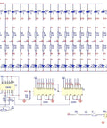 Circuit diagram for Electronic Hourglass LED DIY Kit For Welding Practice, Blue Ray PCB Board Project With Step By Step Guide