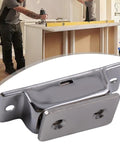 Extra Strong Magnetic Door Catch For Cabinets And Cupboards, 304 Stainless Steel Heavy Duty Latch, silver finish, installation scene