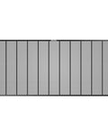 Front view of Dofiki steel honeycomb laser bed for P3 laser cutter; silver metal with hexagonal grid and side handles.