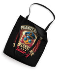 Classic Peanut Butter Jelly Security Tote Bag Crafted From Comfy Polyester Canvas With Sturdy Black Handles, featuring fun graphic design.