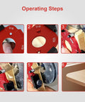 Heavy Duty Aluminum Router Corner Radius Template Kit Including Eight Radius Measurement Options For Butter Smooth Woodworking Edge Profiling And Router Table Jig Setup That Guarantees Zero Headaches operating steps for smooth edge profiling.