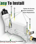 Aluminum Engine Oil Cooler And Oil Filter Housing Adapter For 3.6L V6 Engines 2011 2016 installation guide image