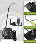 Spare Tire Hoist Winch Assembly For Ford Transit 2014 Plus Custom 2012 Plus with lifting mechanism and wire, heavy duty steel.