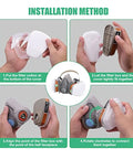 Installation steps for Lightweight Reusable Half Face Respirator With Replaceable Filters For Dust Organic Vapors Gas And Paint Fumes