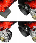 GM LS Truck Iron Block Interior Third Hole Bracket Low Mount Accessory Mount For Alternator And Fuel Pump Replaces Missing Casting Boss Fits Silverado LM7 LQ4 L59 LQ9 LMG L96 LC8 Engines on LS block with alternator