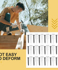 Heavy Duty Wall Anchors Kit With Stainless Steel Expansion Screws 100 Sets Large Thread For Thick Drywall Black Plastic Housings Tough As Nails Built To Last Easy To Install For Mounting Light Fixtures, 100-set anchors and screws