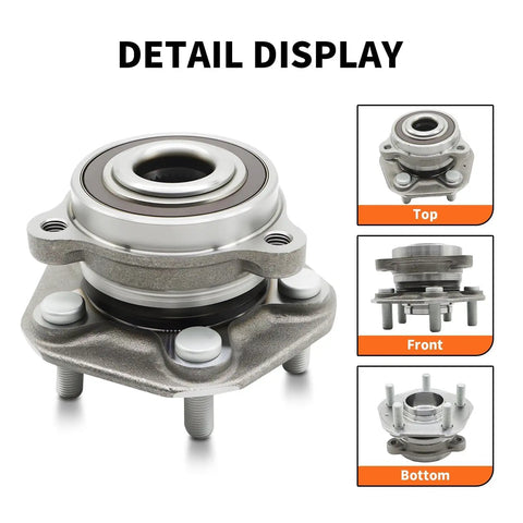 Detail display of Tesla Front Wheel Hub Bearing Assembly Drop In Replacement for Model 3 2018-2022 and Model Y 2020-2022 AWD