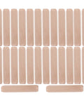 100 Pcs Wooden Dowel Pins 6x30mm Round Unfinished Fluted Beveled Ends Hardwood Dowels for DIY Crafting