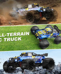 Rad 1 To 16 Scale RC Car For Adults And Kids 4x4 All Terrain Off Road Truck Reaching 40 KPH Dual 280 Motors 2.4 GHz Remote