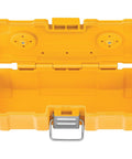Open yellow magnetic tough case for Impact Driver Bit Set With Magnetic Tough Case, 15-Piece Carbide Tipped Bits, visible