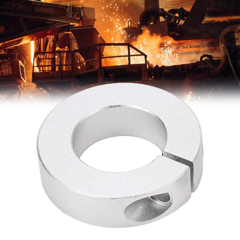 Four Split Shaft Collar 1 Inch Bore Aluminum Clamping Kit Fixes Shafts Safely Adds Linear Motion Stop in industrial use