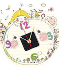 Dope 30Pcs Short Spindle Quartz Clock Movement Kit With Silent Mechanism And Hands for Repair in colorful wall clock design.