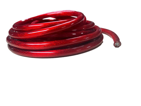 Beefy 8 Gauge Power Wire Set 10 Feet Total Black And Red CCA Automotive Battery Cable For Car Audio RV Wiring And Speaker Stereo Install Heavy Gauge Low Resistance Power Cable red CCA wire coil