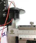 Hollow Slip Ring Rotary Electrical Connector For Two Four Six Twelve Channel Systems With Five Millimeter Inner Hole And Twenty Two Millimeter Outer Diameter Two Amp Gold Contact Points Low Torque Data Bus Ready Must Have For Civil And Commercial Use, measured with calipers