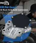 Yongto Parts brake vacuum pump with black cover, mounted on aluminum housing in engine bay