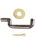 Dead Nuts Reliable Mechanical Secondary Linkage Connecting Rod Kit with cotter pin and washer for Holley 4150 and 4010 carburetor.