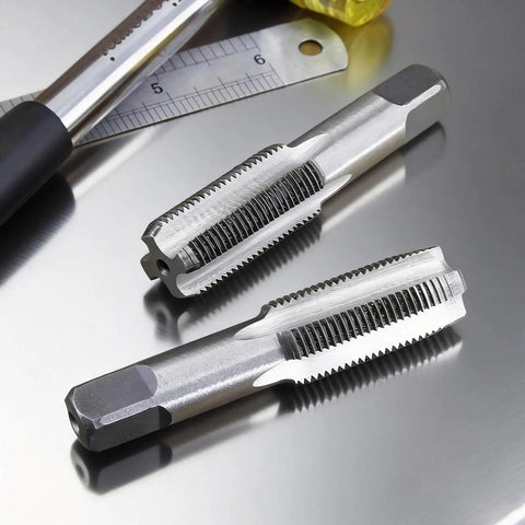 M10 X 1.25 Metric Thread Tap Set, High Speed Steel Hand Taps, Right Hand Thread, 2 Pack for Precise Thread Cutting