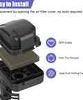 Air Filter Foam Kit For Non Hemi Predator 212cc Engines, 6.5HP Go Kart Mini Bike Replacement exploded view